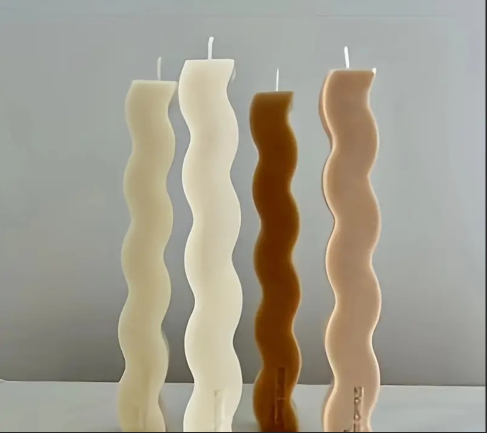 Designer pillar candle