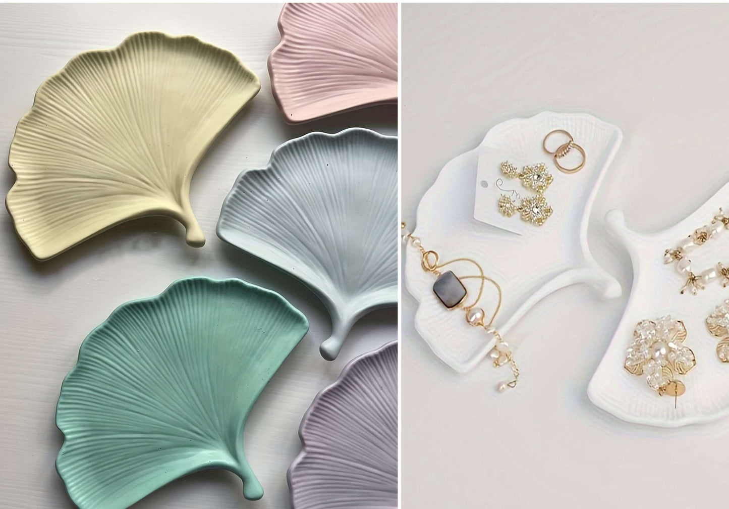 Leaf jewellery tray