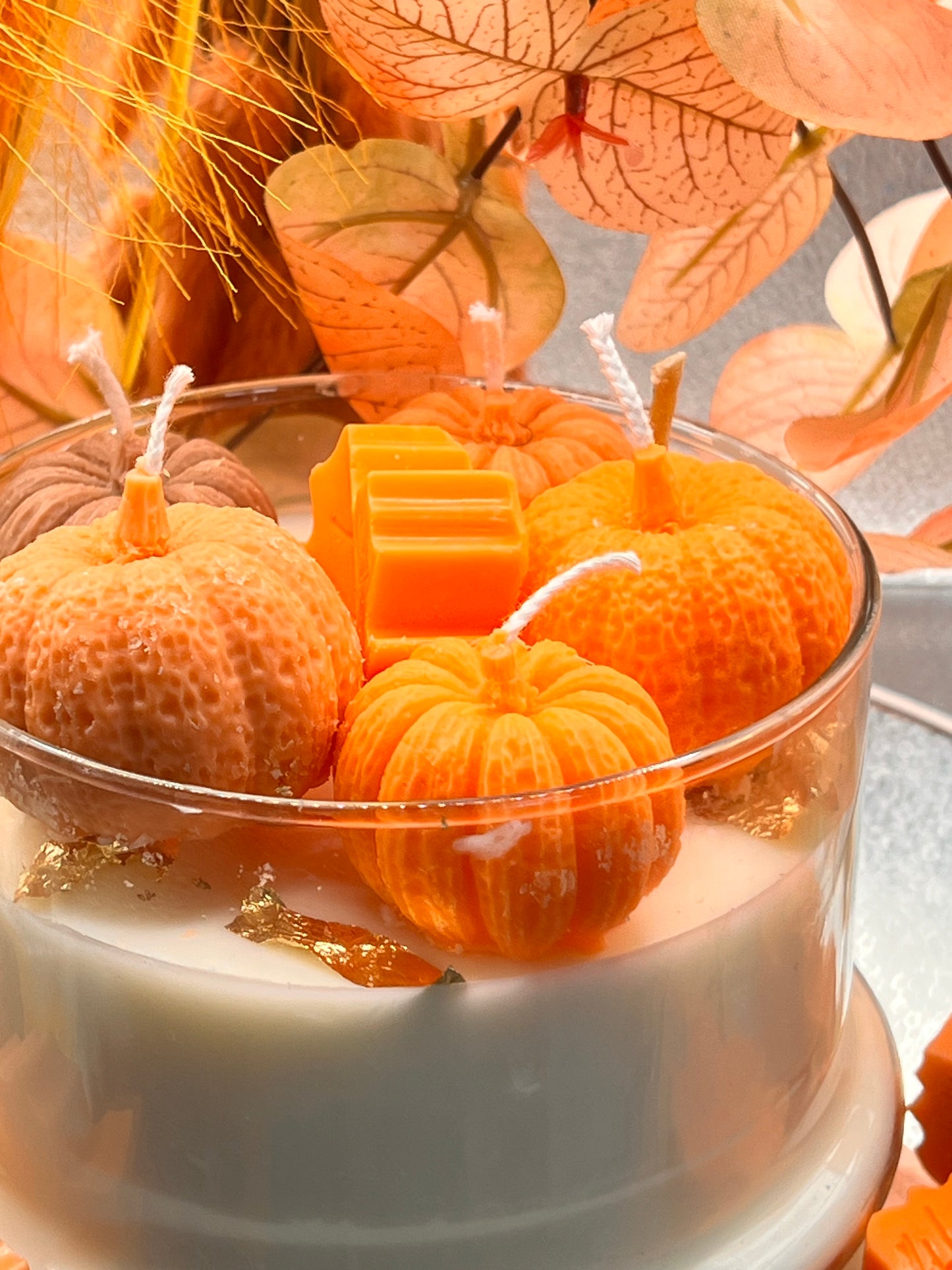 Fall jar candle