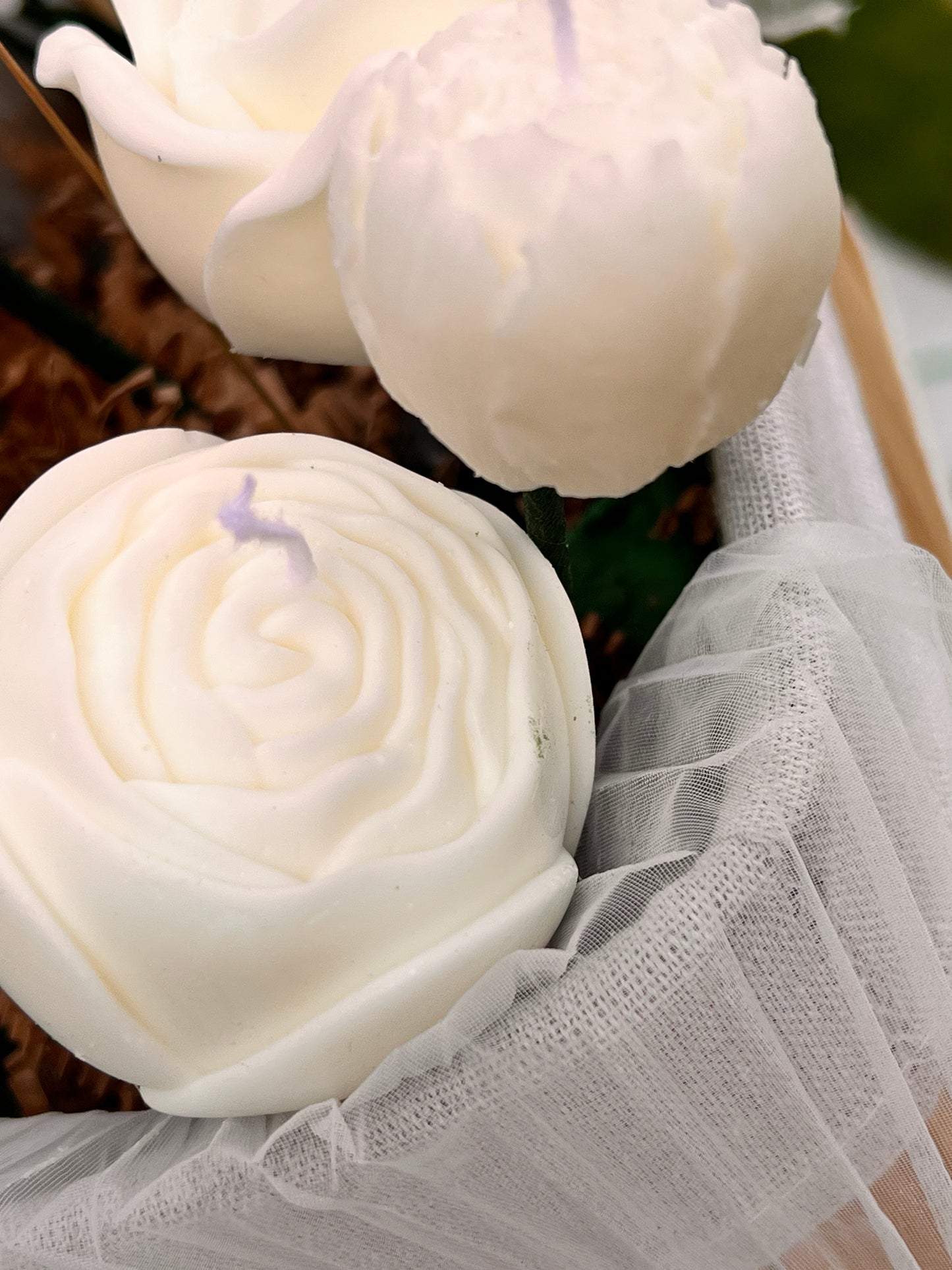 Candle wedding bouquet
