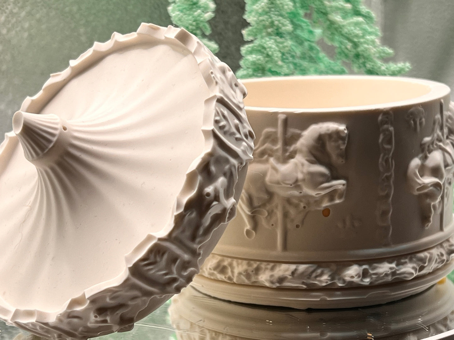Handmade decorative candle /storage jar