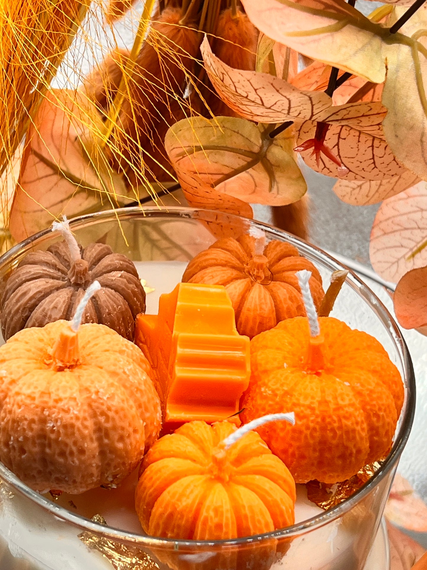 Fall jar candle