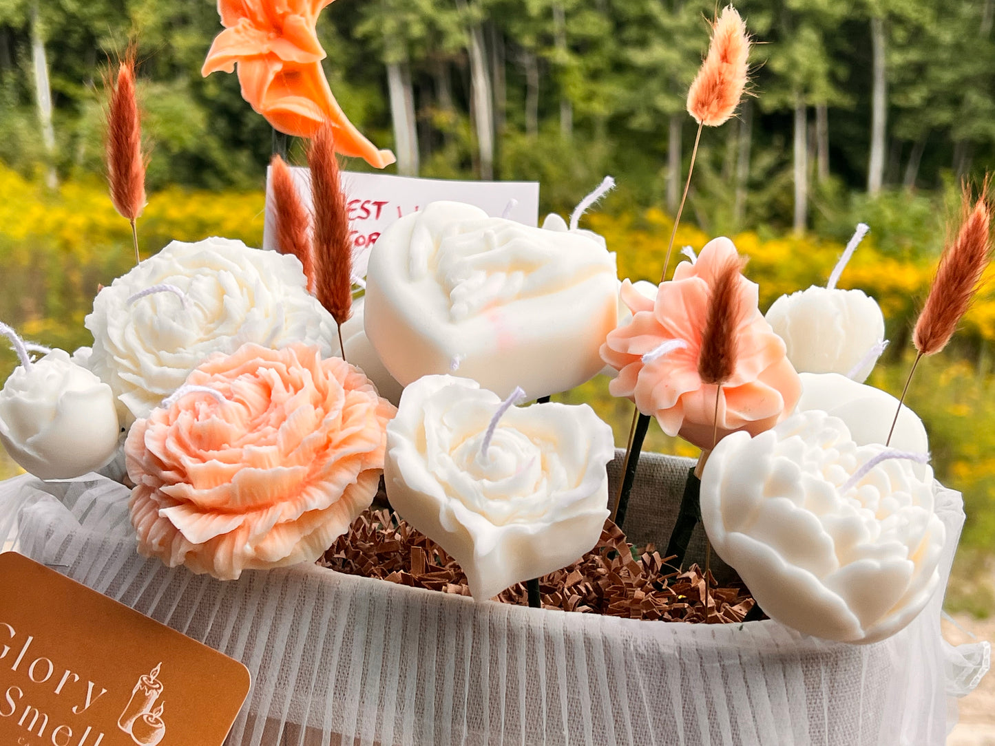 Fall Candle bouquet