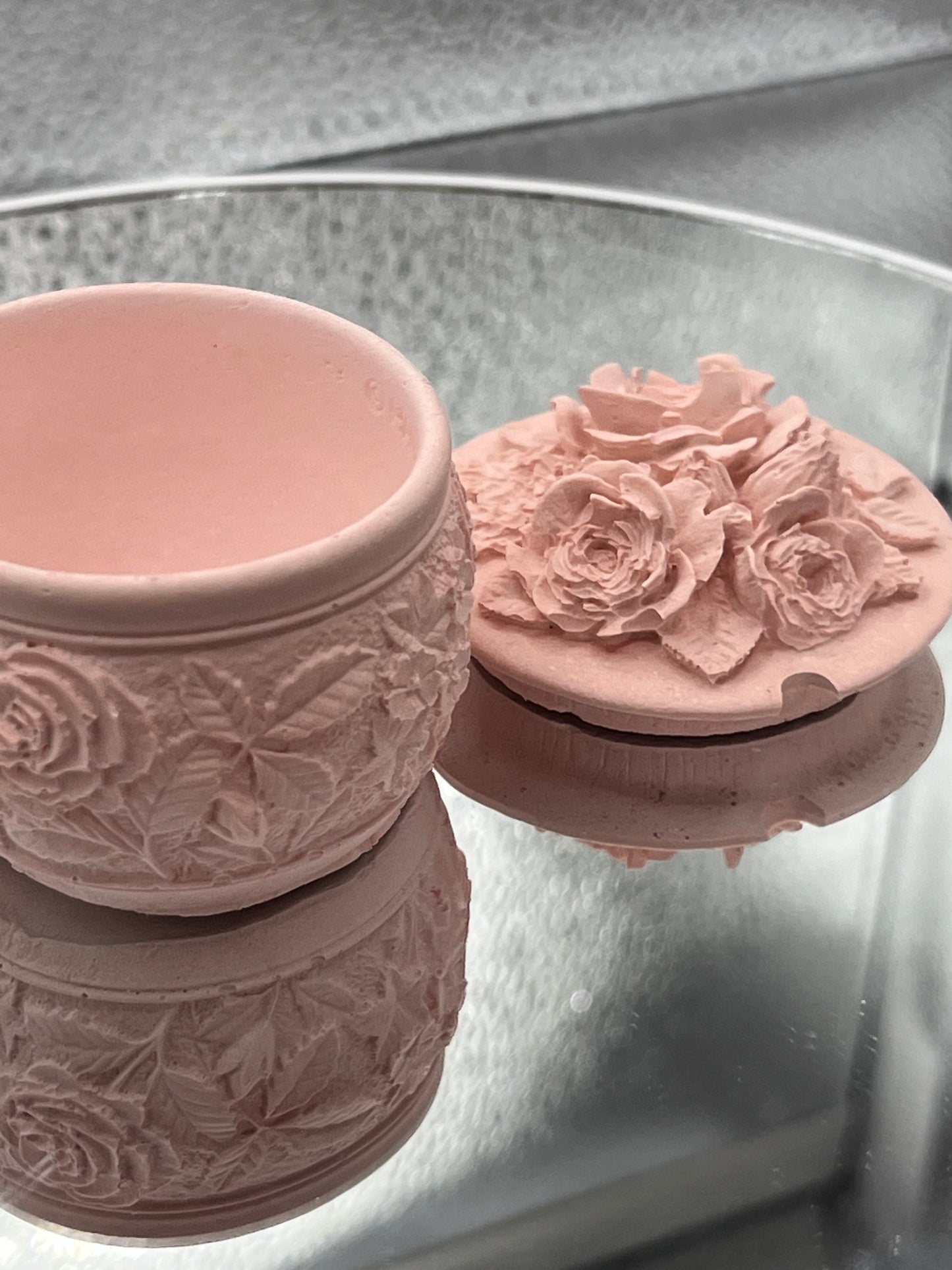 Handmade concrete jar /DECORATIVE JARS