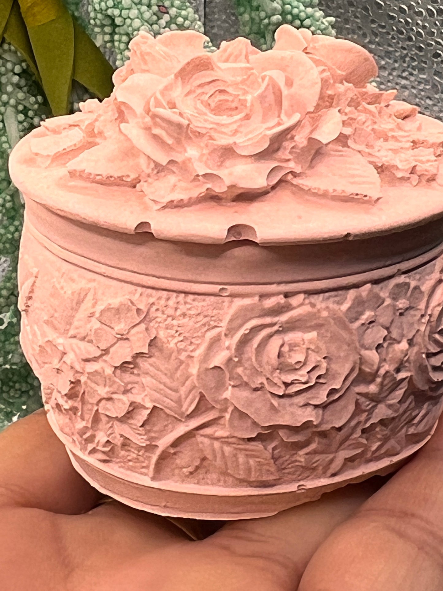 Handmade concrete jar /DECORATIVE JARS
