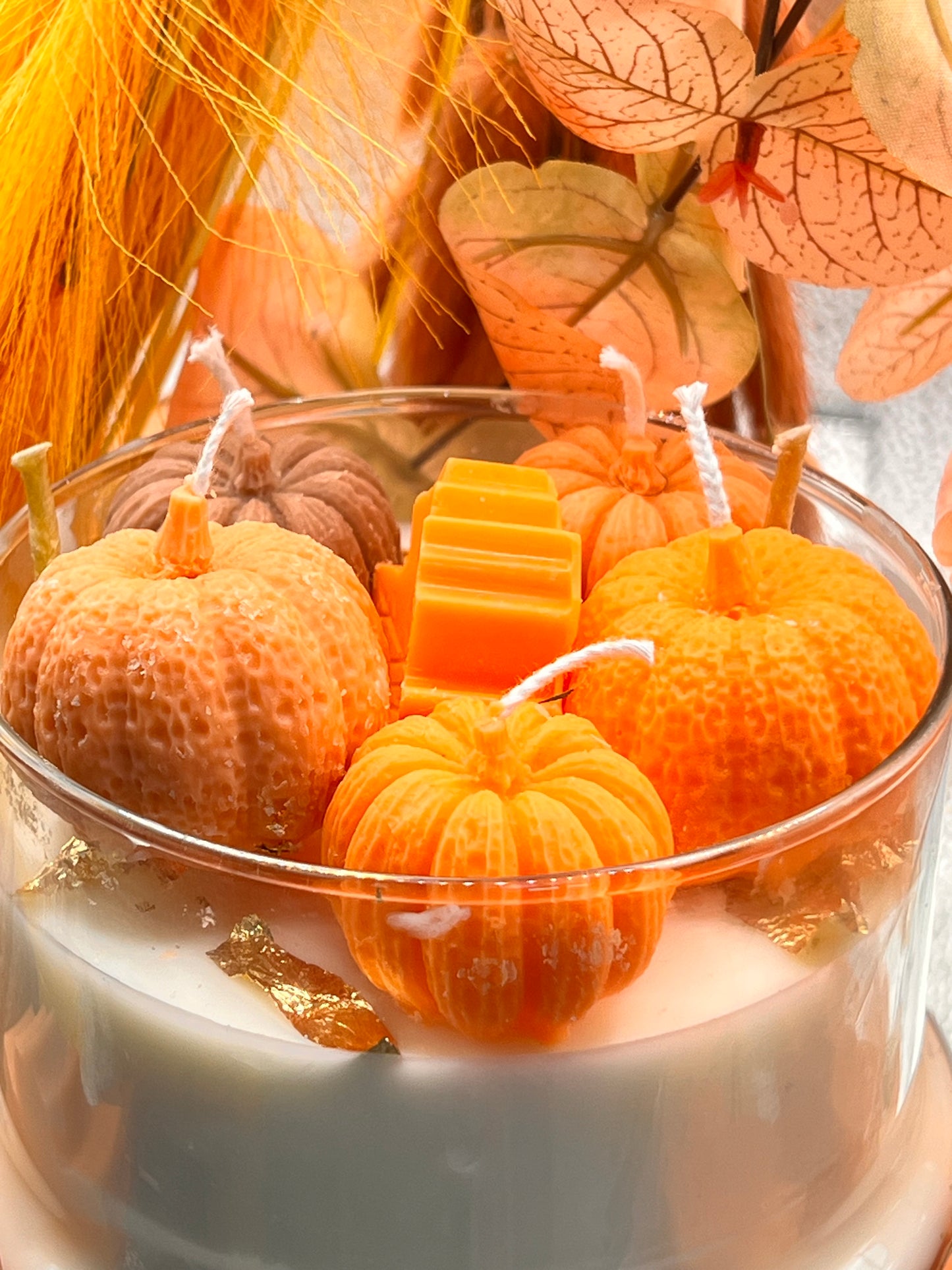 Fall jar candle