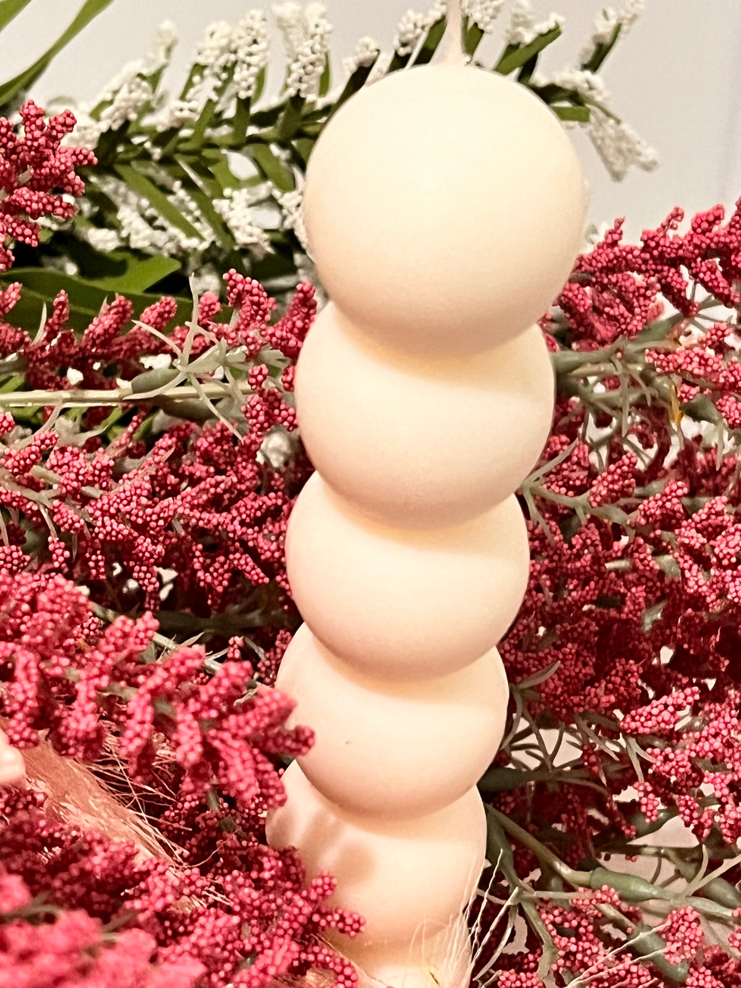 Bubble pillar candle
