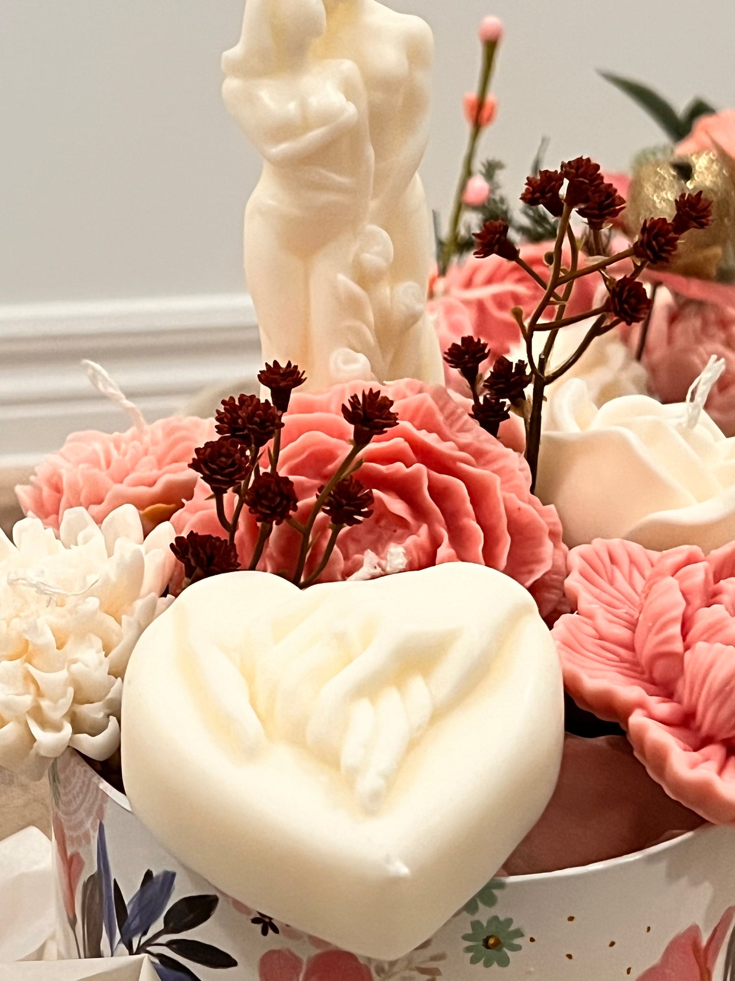 Couple candle bouquet