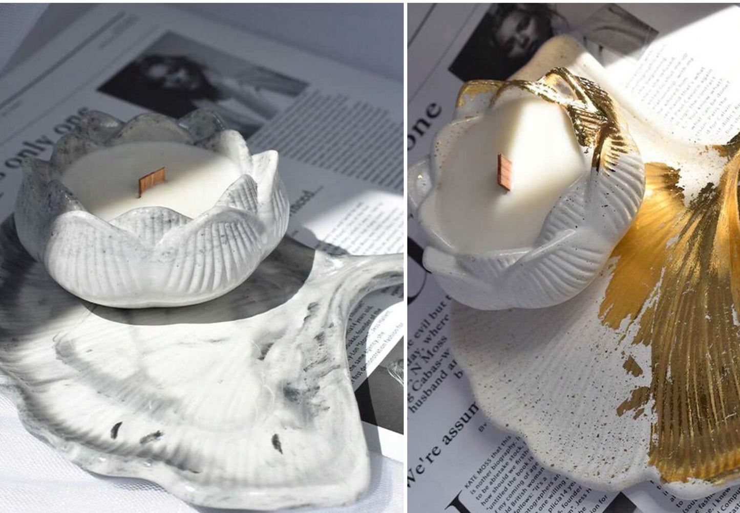 Lotus candle bowl