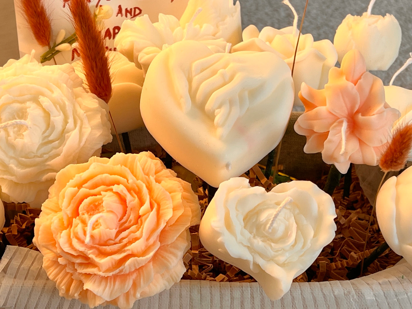 Candle wedding bouquet