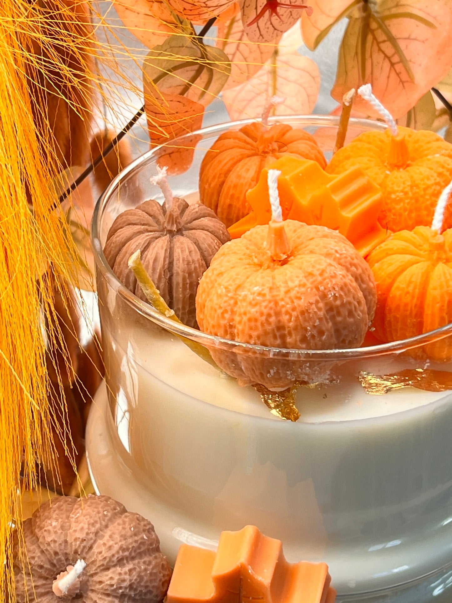 Fall jar candle