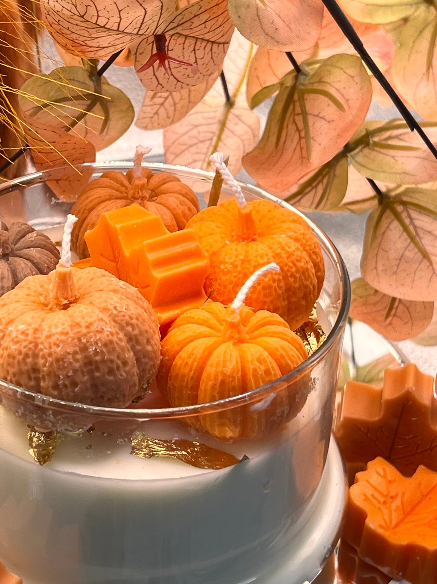Fall jar candle
