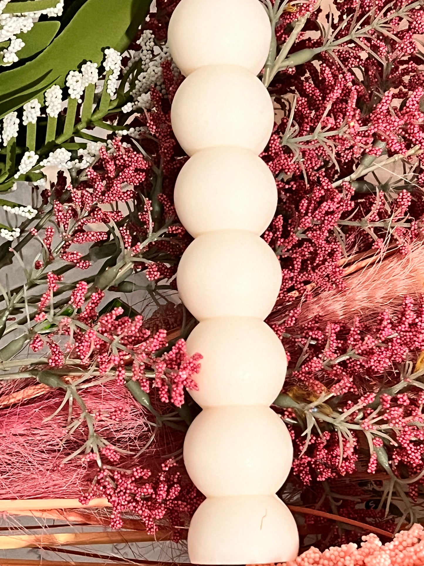 Bubble pillar candle