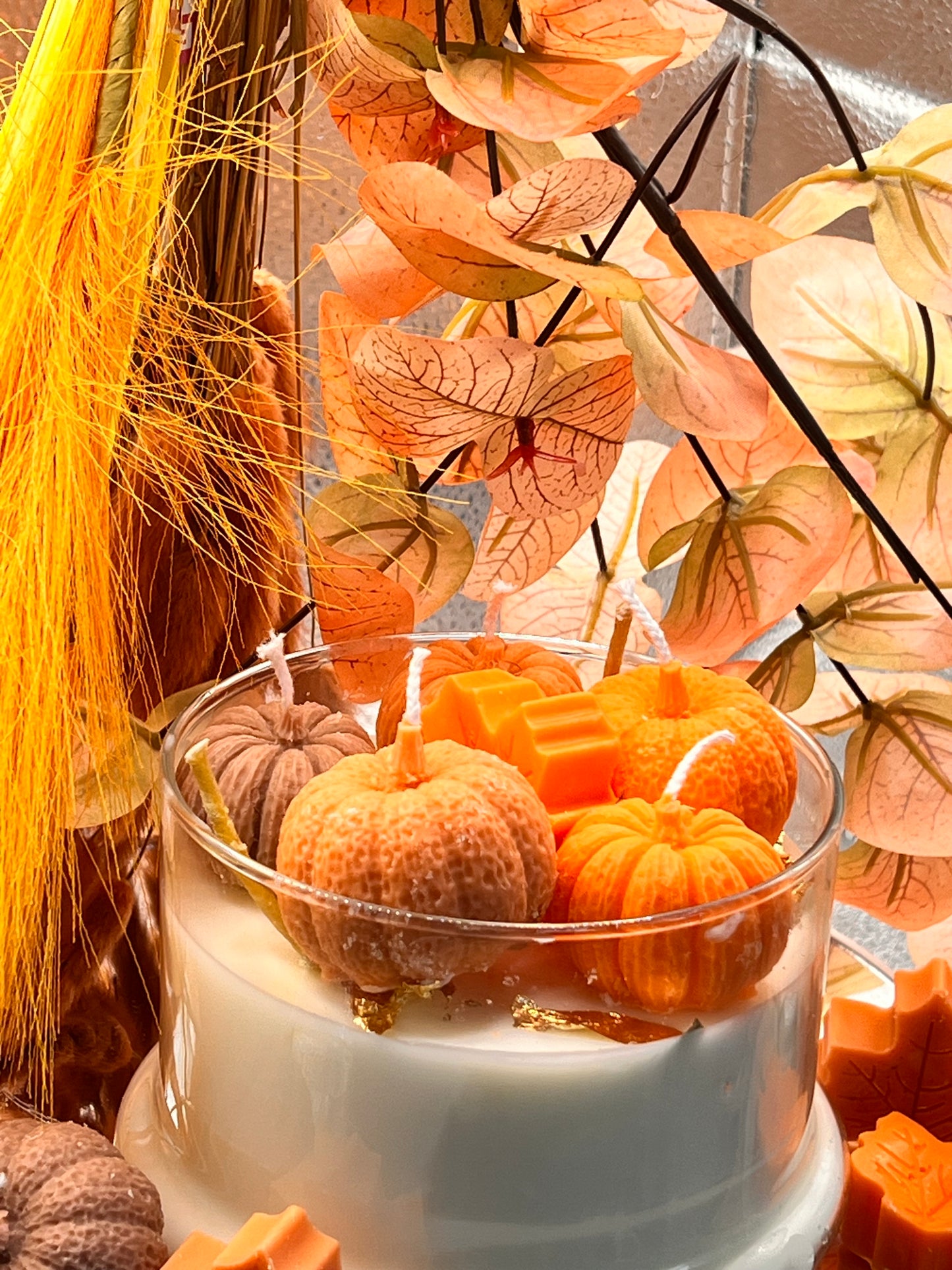 Fall jar candle