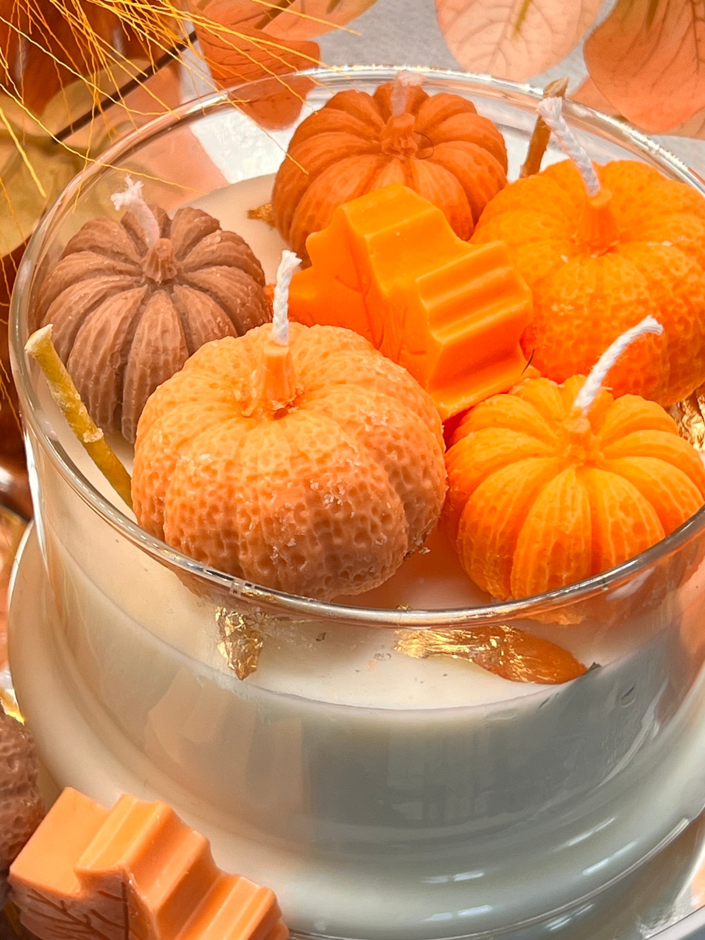 Fall jar candle