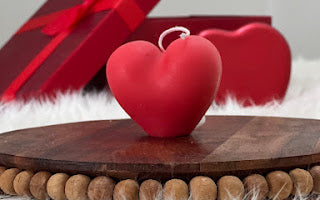 Heart candle